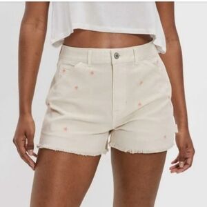 American Eagle shorts with flowers high rise Size 00